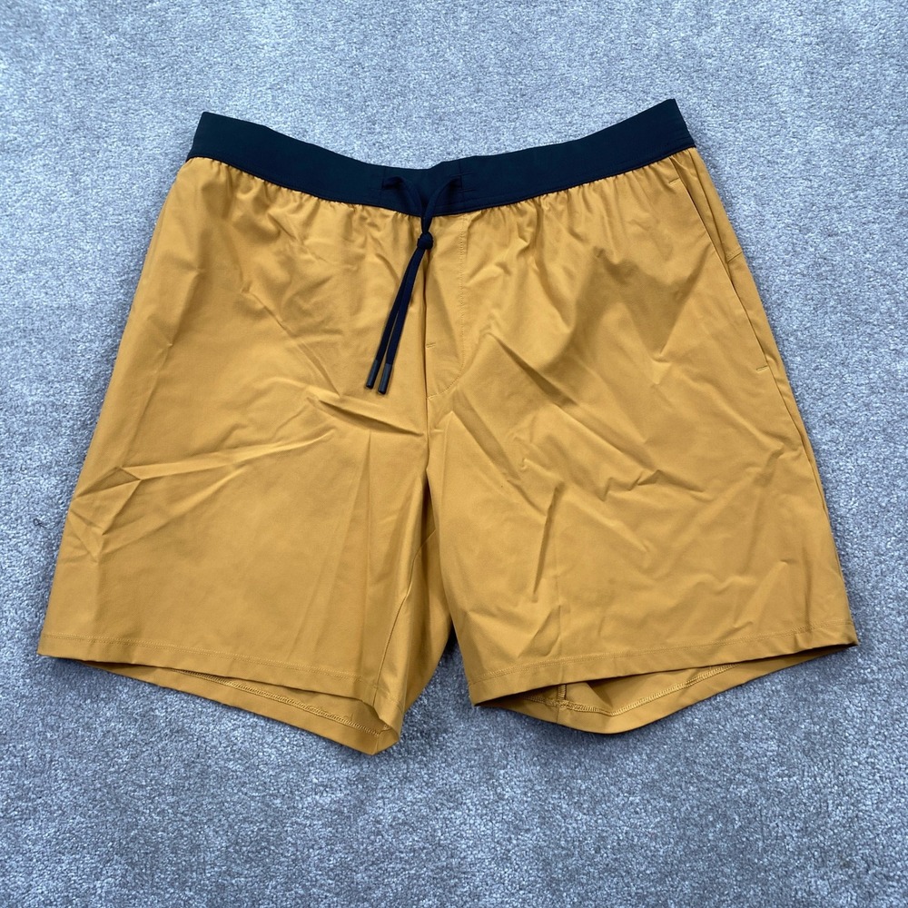 VRST Mens 7" Elevate Short Unlined Palomino Gold Yellow VRST-S24-HT-TRN9 L NEW